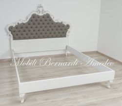 LT30 Letto barocco 700 veneziano legno massello laccato 01